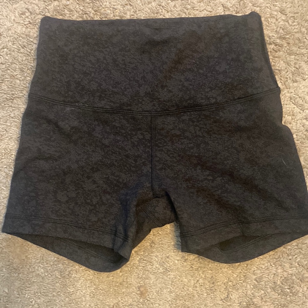 lululemon athletica Black High Waist Shorts